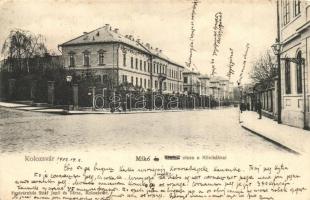 Kolozsvár, Cluj; Mikó utca a Klinikákkal. Stief Jenő és Társa kiadása / street view, clinics, hospital (EK)