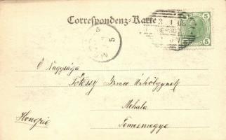 Baden bei Wien, Mittlere Neugasse, Hotel Nagl / street view with hotel