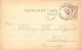 1899 Körmend, Polgári leány és fiú iskola. Neu Ignátz és fia. Kunstanstalt Karl Schwidernoch. Art No...