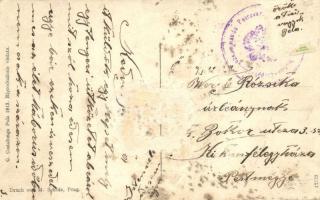 Seeschlacht in der Gegenwart / K.u.K. Kriegsmarine sea battle. G. Costalunga Pola (Rb)