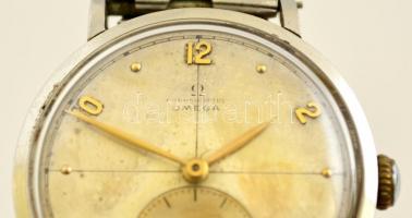 Omega Chronometre karóra modern fém szíjjal, működő állapotban