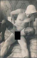 cca 1930 6 db amatőr porno fotó / Vintage amateur porn photos 9x14 cm