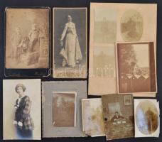 cca 1870-től Egy doboznyi vegyes fotó anyag Pinkovich Elemér földbirtokos, országgyűlési képviselő  ...