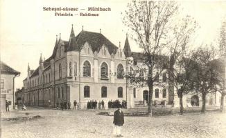 Szászsebes, Mühlbach, Sebes; Városház / primaria / Rathaus / town hall  (EK)