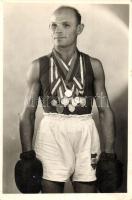 1949 Bene Gusztáv, az 1948-as londoni olimpia magyar résztvevője ökölvívásban (váltósúly) / Hungarian Olympic competitior in box (welter-weight). Foto Lehel photo (EK)