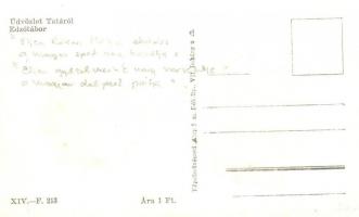 Részlet a tatai edzőtáborból. Éljen Rákosi Mátyás elvtárs! feliratok a falon. Képzőművészeti Alap ki...