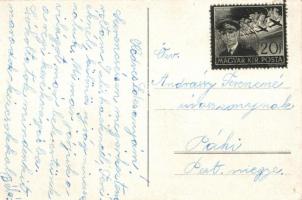 Szőgyén, Szölgyén, Svodín; Fő tér, utcakép, Római katolikus plébánia, jegyzőség / main square, stree...