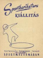 2 db modern sport motívumlap: Sportkarikatúra, 1948-as londoni olimpia / 2 modern sport motive cards...