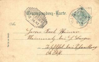 Mauthausen, Promenade m. d. Volksschule / promenade, school (EK)