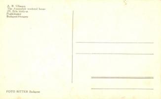 Budapest II. Pesthidegkút, Amanullah hétvégi nyaraló. Béla király út 29