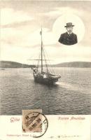 Gjöa, Kaptein Amundsen / Norwegian vessel with Captain Amundsen, TCV card