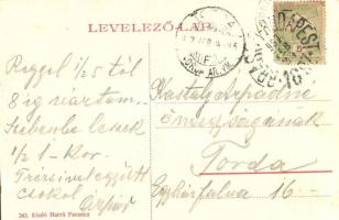 Alvinc, Vintu de Jos; vasútállomás, Vasúti vendéglő, belső. Kiadja Harró Ferencz / railway station w...