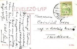 Beregszász, Berehovo; Werbőczy tér, zsinagóga, Rozner Izidor, Hamburg Salamon üzlete. W.L. Bp. 6046....