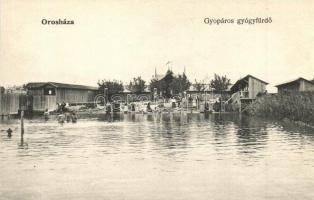 Gyopáros-fürdő (Orosháza), Kerek tó, fürdőzők