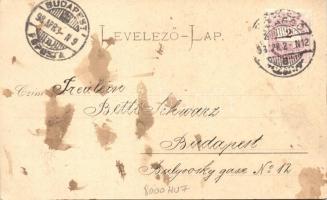 1898 Brassó, Kronstadt, Brasov; Evgl. Kirche, Klostergasse, Reform. Kirche, Schützenhaus / Evangélik...