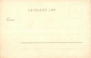 1802-1894 Kossuth Lajos szecessziós litho gyászlapja. Blau József kiadása / Obituary card of Lajos K...