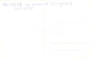 MÁV A218-as számú Chrysler típusú sínautó (pályakocsi) / Hungarian rail car. photo