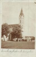 1916 Temeshidegkút, Sabran-Guttenbrunn, Zabrani; Római katolikus templom, üzlet / church, shop. photo (EK)