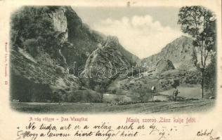 1899 Manin-szoros Zászkalje felől, Vág-völgye / Manínska tiesnava, Zaskalie / gorge (fa)