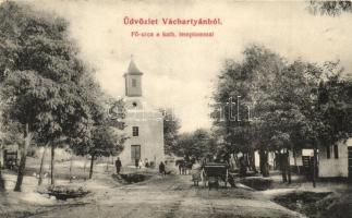 Váchartyán, Fő utca, katolikus templom (fa)