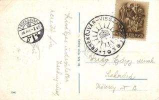 Érsekújvár, Nové Zamky; Szokol palota, étterem / Sokolovna / Sokol palace, restaurant, "1938 Ér...