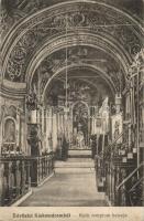 Zalakomár, Kiskomárom; Római katolikus templom, belső. Berger Samu kiadása