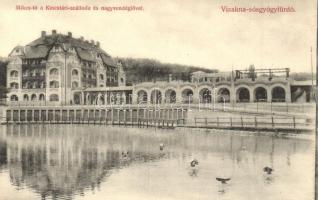 Vízaknafürdő, Bad Salzburg, Baia Ocna Sibiului - 8 db régi városképes lap / 8 pre-1945 town-view pos...