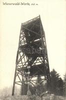 Vienna, Wien; Wienerwald Warte / lookout tower