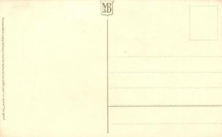 Sledding ladies. Meissner & Buch Künstler-Postkarten Serie 1800. Sport im Winter. litho