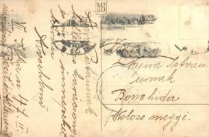 Skiing lady. Meissner & Buch Künstler-Postkarten Serie 1800. Sport im Winter. litho (Rb)