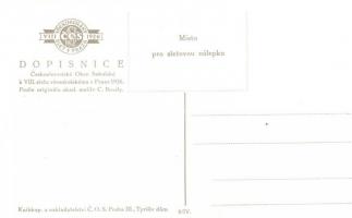 1926 VIII. Slet Vsesokolsky v Praze / 8th Sokol meeting in Prague. advertisement card s: C. Boudy