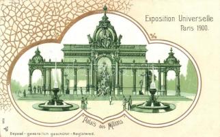 1900 Paris, Exposition Universelle, Palais de Millions. Art Nouveau, litho