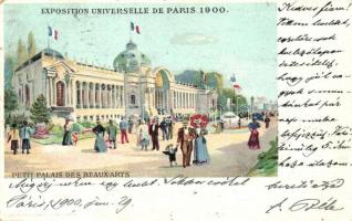 1900 Paris, Exposition Universelle, Petit Palais des Beaux Arts. Leopold Verger & Co. litho (Rb)