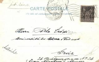 1900 Paris, Exposition Universelle, Petit Palais des Beaux Arts. Leopold Verger & Co. litho  (Rb...