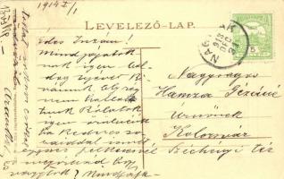 Nagylak, Nadlac; Piac tér, Gazdasági Hitelszövetkezet / square, credit bank