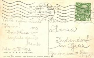 Pola, SMS Radetzky osztrák-magyar Radetzky-osztályú pre-dreadnought csatahajó / K.u.K. Kriegsmarine,...