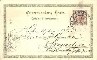 1899 Trieste, Palazzo del Lloyd, Palazzo Municipale, Molo St. Carlo / palace, town hall, molo. Aless...