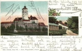 Fraknó, Forchtenstein; vár, Andreas Wegscheidler vendégháza / castle, guest house