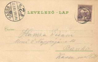 Tátra, Poprád, Huszpark, kávéház. Matejka Vilmos kiadása / park with cafe (EK)