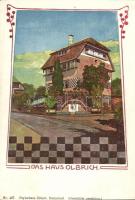 Das Haus Olbrich. Nr. 427. Papierhaus Elbert. Darmstadt. Art Nouveau