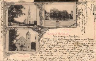 Doboz, Uradalmi kastély és kápolna, református templom. Art Nouveau (kissé ázott / slightly wet)