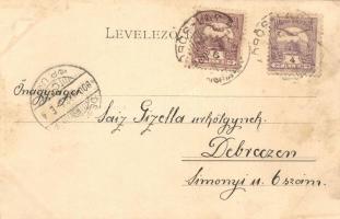 Doboz, Uradalmi kastély és kápolna, református templom. Art Nouveau (kissé ázott / slightly wet)