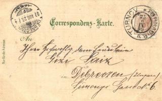 1899 Turnov, Turnova nad Jizerou, Turnau; Gross Rohozetz, K.k. Landwehr Kaserne, K.u.k. Infanterie K...