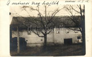 1915 Ménes, Minis; Öreg hajlék, boros pince / castle, wine cellar, photo (EK)