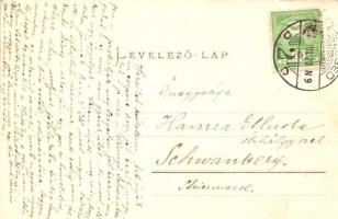 Szeged, 3. honvéd huszár laktanya. Gárgyán Sándor kiadása (EK)