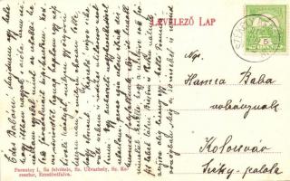 Székelykeresztúr, Cristuru Secuiesc; Komlós, komló ültetvény és kúria. Ferentzy L. fia felvétele / h...