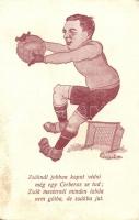 Magyar labdarúgó művészlap. Medika-nyomda kiadása / Hungarian football player art postcard s: Szép L. (EK)