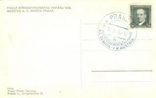 1936 Finale Stredoevropského poháru, Muzstvo A.C. Sparta Praha / Finals of the Central European Inte...