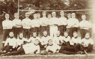 1909 Piski, Simeria; labdarúgó csapat csoportképe / football team group photo
