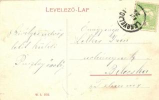 Lengyeltóti, Kék-tó részlet evezőssel. W.L. 2572